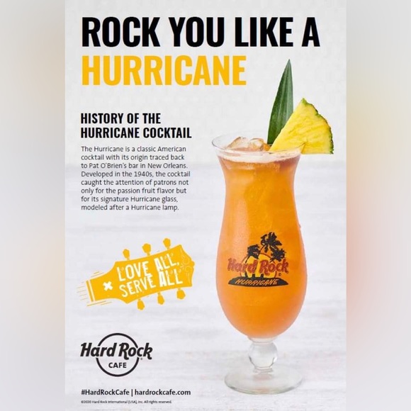 Hard Rock Café Hurricane Glasses | Price is Firm | - Picture 2 of 8